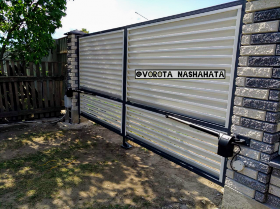 Паркан жалюзі «Престиж» білого кольору 