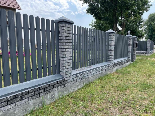 Євроштахети одностороннє зашиття